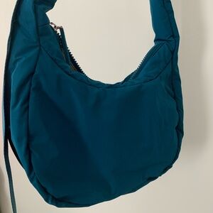 Athleta Teal Crescent Shoulder Bag